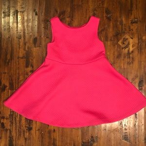 Kate Spade Sleeveless Hot Pink Open Back Dress 3T